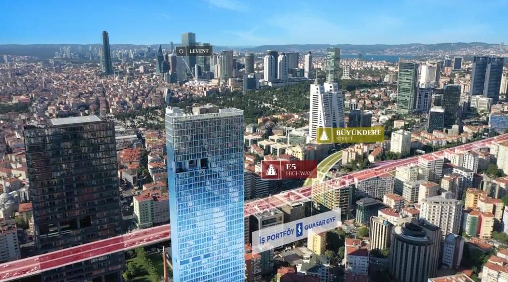 Quasar İstanbul Residence'de Satılık 1+1 Lüx Daire